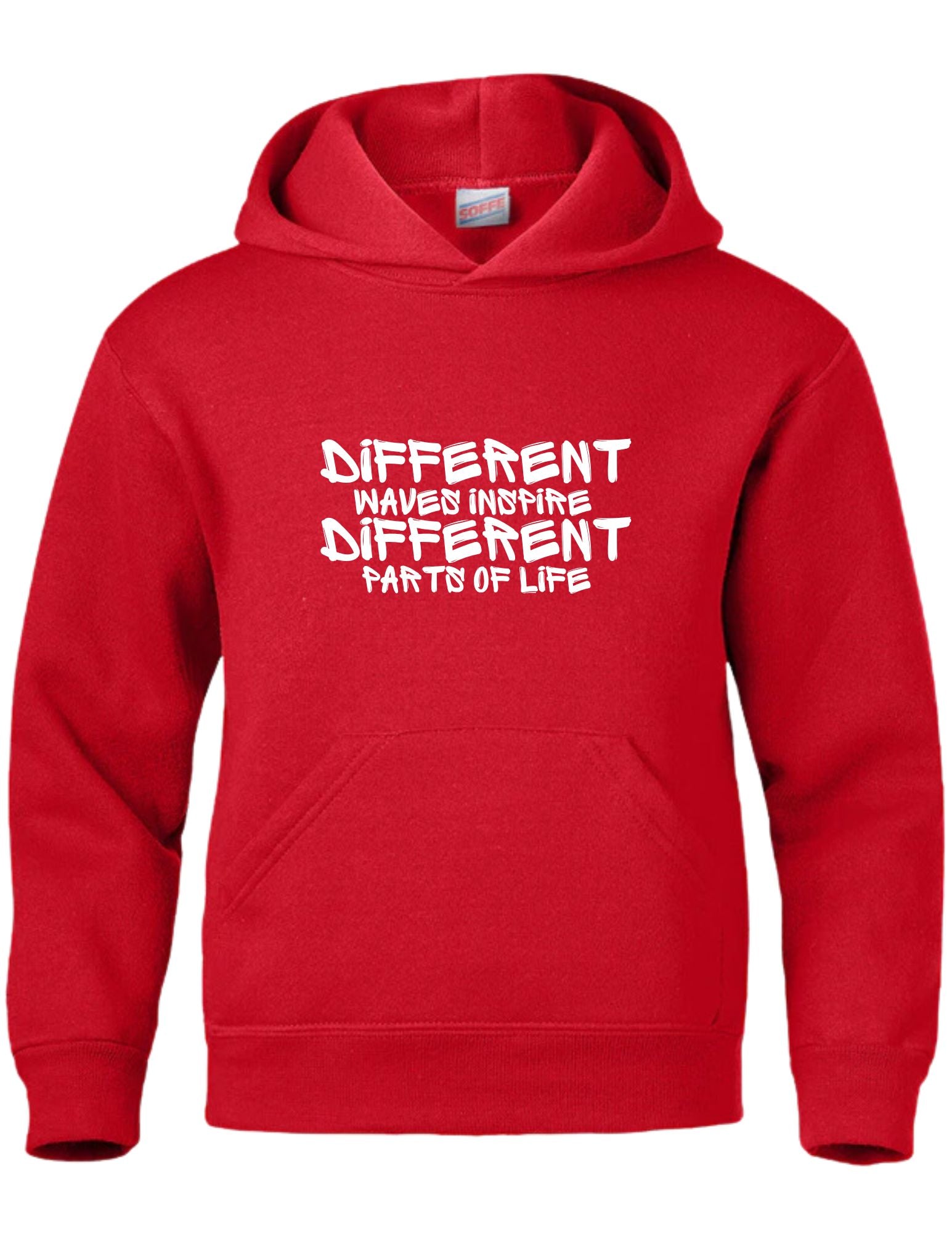 "Different Waves..." Hoodies