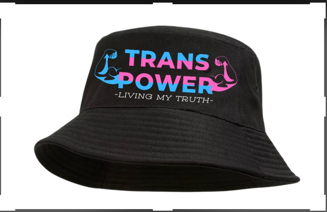 "Trans Power" Bucket hats