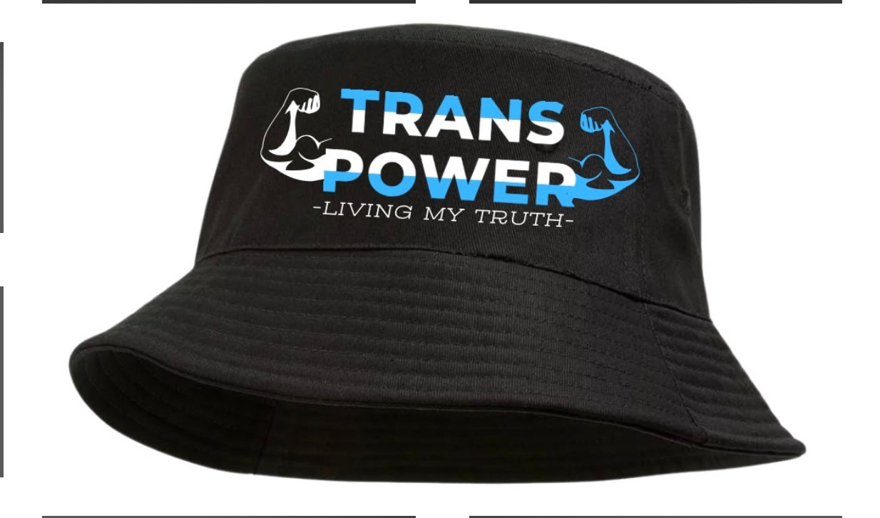 "Trans Power" Bucket hats