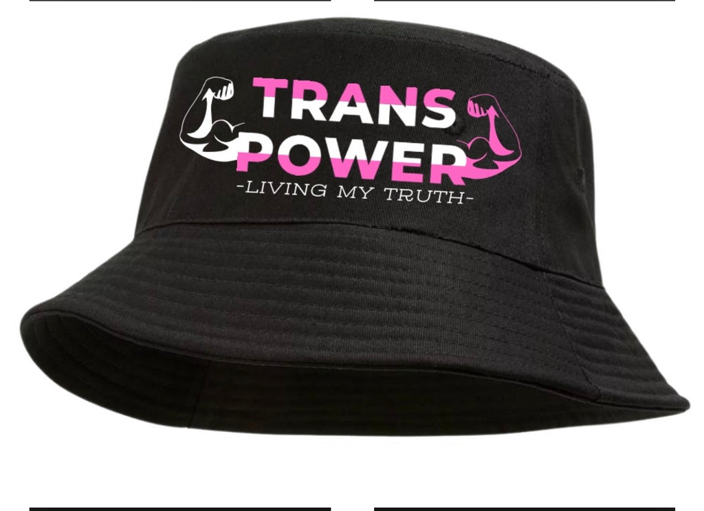 "Trans Power" Bucket hats