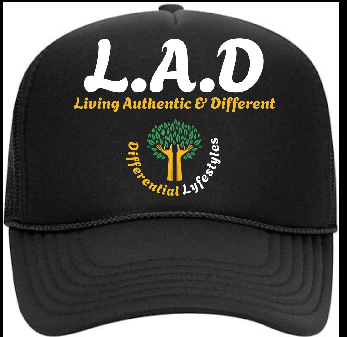 "Living Authentic & Different" snapbacks