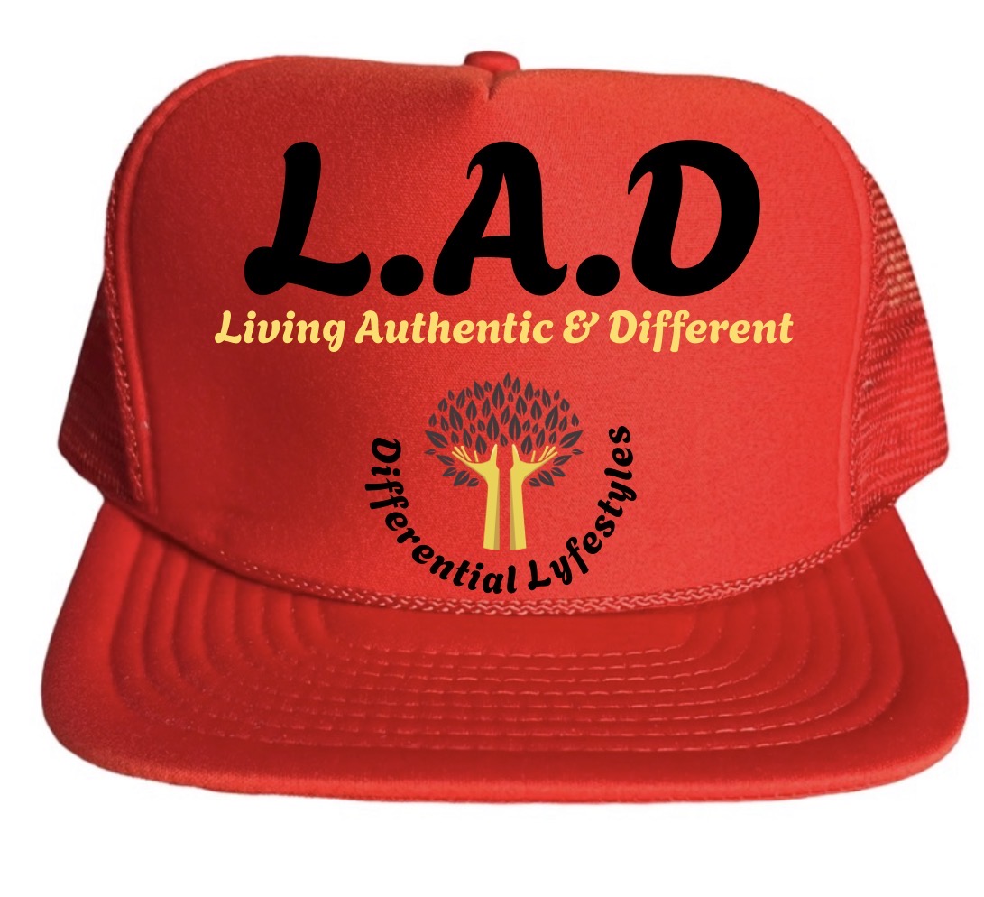"Living Authentic & Different" snapbacks