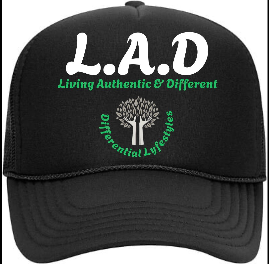 "Living Authentic & Different" snapbacks