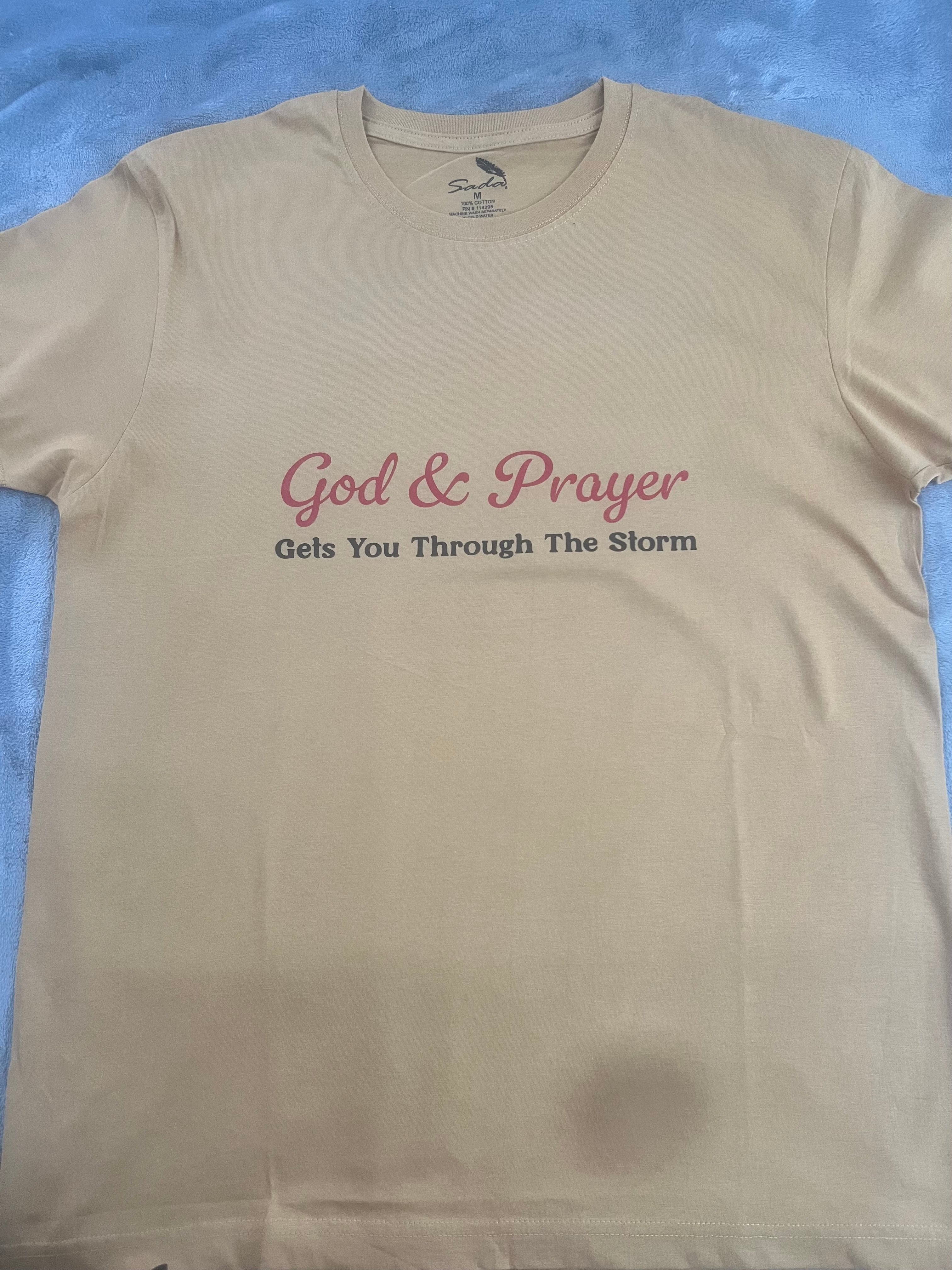 Short Sleeve "God & Prayer" t-shirt